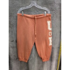 University Of PINK VS Sweatpants Women's Small Cropped Casual Collegiate Leisure